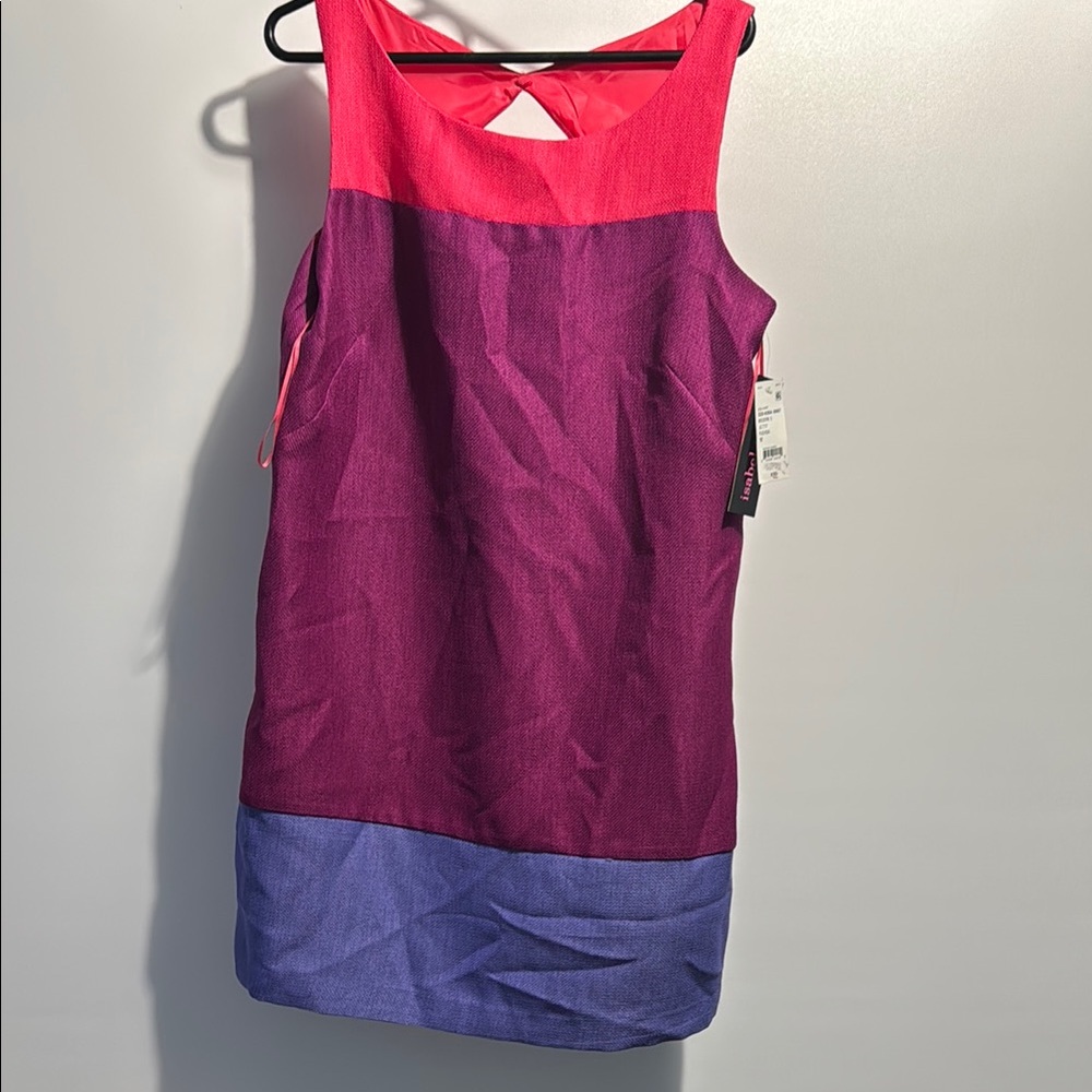 Colorblock Sleeveless Dress